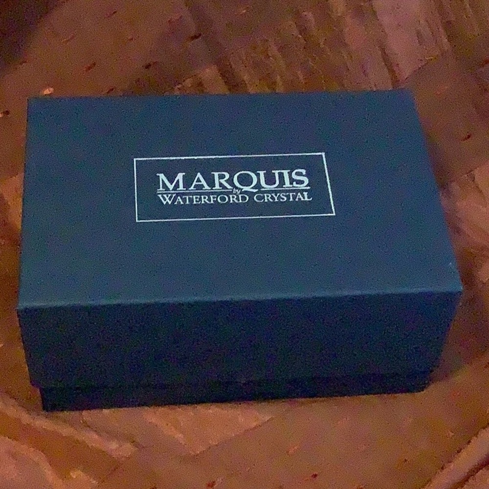 Marquis Waterford Crystal Pillar candle and holder